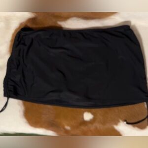 Catalina Swim Black Swim Skort with Adjustable Sides. 2X